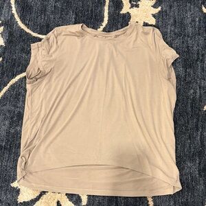 Athleta Beige‎ Short Sleeve Tee